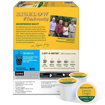 Keurig K-Cup Coffee Lemon Ginger Herbal Tea - Image 5