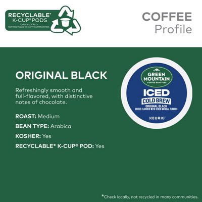 Keurig K-Cup Coffee ICED Original Black Cold Brew - Image 5