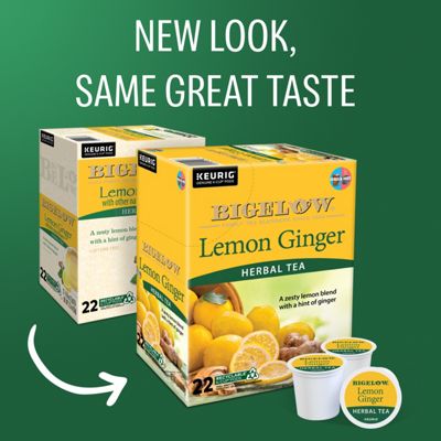 Keurig K-Cup Coffee Lemon Ginger Herbal Tea - Image 2